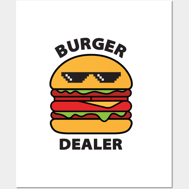 Hamburger Dealer Wall Art by Woah_Jonny